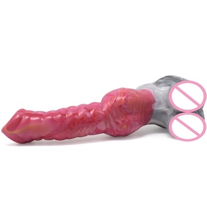 New Technology 2022 YOCY-2077V Hawk Werwolf Fantasy Anal Sex Toy 2 in 1 Bullet <b>Remote</b> Control <b>Vibrator</b> Dildo for Female - Product Image 2