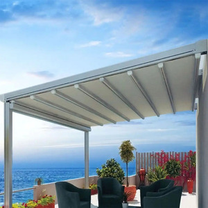 Gấp Patio mái hiên có thể thu vào mái nhà nhà hàng nhôm pergola mái hiên ngoài trời - Product Image 1
