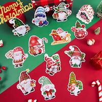 Noël magnétique dessin animé père noël bonhomme de neige magnétique réfrigérateur aimant Pvc doux décoration magnétique voiture aimant