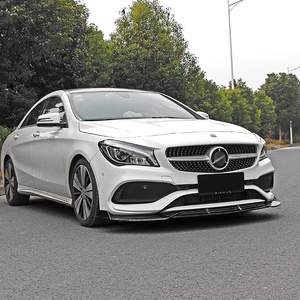 Divisor frontal de fibra de carbono para coche, labio delantero de plástico ABS para Mercedes CLA W118, C118, CLA200, CLA250, CLA45, AMG 2020, 2021, 2022, Refi - Product Image 5