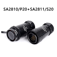 Accessoire de prise d'aviation étanche WEIPU IP67 SA2810/P SA2811/S 2 3 4 7 8 8B 9 10 10B 12 16 17 20 24 26 35 connecteur d'aviation