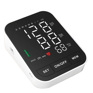 יצרן זרוע עליונה חשמלי רפואי דיגיטלי לחץ דם גבוה צג קול מכונת bp sphygmomanometer - Product Image 1