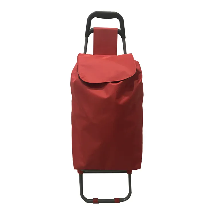 Özel Logo katlanabilir bakkal sebze çantası katlanır <span class=keywords><strong>arabası</strong></span> Tote kullanımlık alışveriş çantası haddeleme ile