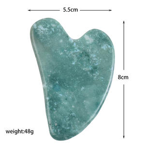 DIY Großhandel Gesichts pflege Gesichts abnehmen Massage gerät Moos Achat <span class=keywords><strong>Gua</strong></span> <span class=keywords><strong>Sha</strong></span> Jade Gesichts massage gerät Kaufen Sie Form Sodagar Achat - Product Image 2