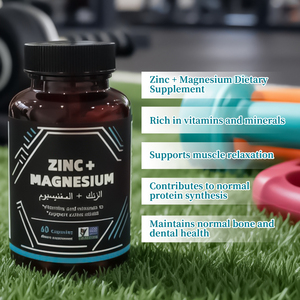Complément alimentaire de vitamines et minéraux à marque privée – Capsules de <span class=keywords><strong>zinc</strong></span> et de magnésium - Product Image 4