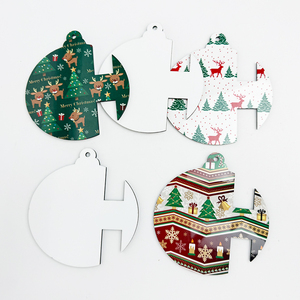 Black <span class=keywords><strong>friday</strong></span> Hot-vente Pendentifs École Sublimation Ornement de Noël en Mdf vierge Mon premier - Product Image 3