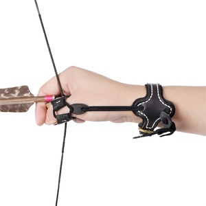 Elong Ming Guang Dragonne réglable en cuir de vachette avec anneau de pouce et <span class=keywords><strong>corde</strong></span> d'arc pour le <span class=keywords><strong>tir</strong></span> - Product Image 6