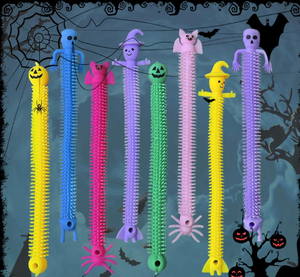 Grand jouet de soulagement du stress doux spongieux Halloween Prank Décoration Lala Le Cross-Border Noodle Bracelet pour filles et garçons - Product Image 3