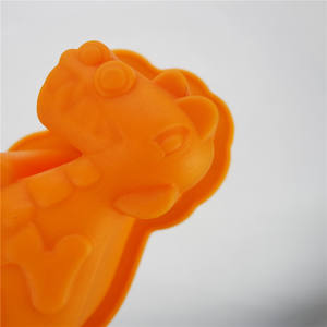 Molde de silicona antiadherente de grado alimenticio para hornear, modelo CXKP-2010V, para mini tartas de dinosaurio, helados y paletas de chocolate, apto para horno, venta al por mayor. - Product Image 2