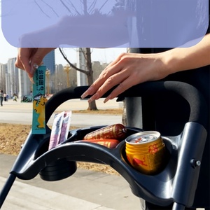 Tốt nhất-Bán-Vật Nuôi-Sản phẩm chó pram vật nuôi xe đẩy màu xám đen màu hồng màu xanh pram có thể gập lại vật nuôi xe đẩy - Product Image 5