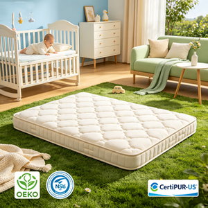 Materasso Premium per <span class=keywords><strong>Culla</strong></span> e Lettino per Bambini Certificato CertiPUR-US, Adatto a <span class=keywords><strong>Culla</strong></span> Standard e Lettino per Bambini di <span class=keywords><strong>Dimensioni</strong></span> Standard - Product Image 6