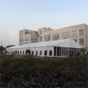 เต็นท์งานแต่งงานกันน้ำขนาดใหญ่พิเศษ 12x25 เมตร โครงสร้างอลูมิเนียมอัลลอยด์ สำหรับงานกลางแจ้ง ระยะกว้าง 5 เมตร เหมาะสำหรับงานแสดงสินค้าและงานอีเว้นท์ - Product Image 1