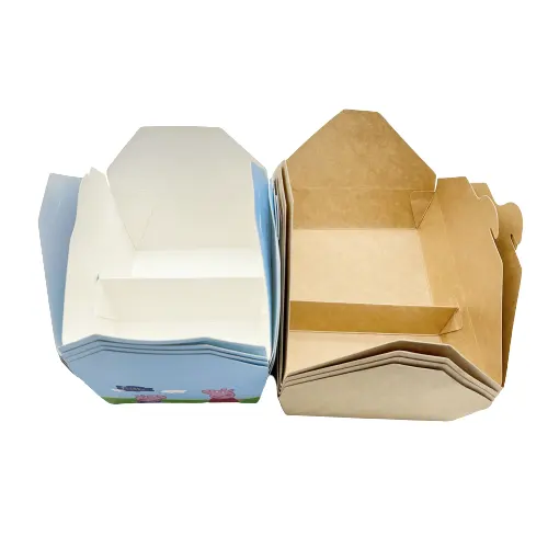 Boîte en papier Wok verte, ronde, pour boulangerie, gâteau, donuts, emballage OEM, emballage avec logo