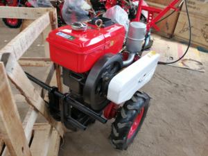 Mini Diesel Tiller Agricultural Weeder Cutter Cultivators RiceTwo Wheel Farm Hand <b>Walking</b> Tractor Cultivating <b>Machine</b> - Product Image 2