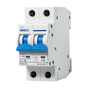 Kinee hai cực AC <span class=keywords><strong>MCB</strong></span> ngắt mạch 1-63a 400V 500V sản phẩm điện 6kA/10kA <span class=keywords><strong>mini</strong></span> Bộ phận ngắt mạch - Product Image 2