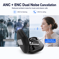 Audífonos Inalámbricos ANC ENC TWS V6.0 con Cancelación de Ruido, Chipset JL, Controladores de 13MM y Estuche de Carga de 400mAh
