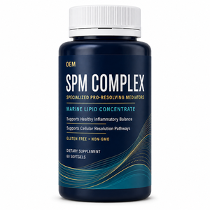 Concentrato di Lipidi Marini in Softgel con Precursori SPM e Omega <span class=keywords><strong>3</strong></span> per Marchi di Benessere, Fornitura OEM ODM per Private Label - Product Image 1