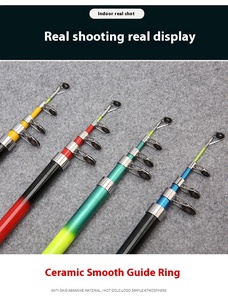 คันเบ็ดตกปลาทะเลแบบพกพา KEKAXI หลายสี ขนาดเล็ก 1.8/2.1/2.4/2.7/3.0/3.6 เมตร ทำจากไฟเบอร์กลาส แบบยืดหดได้ - Product Image 5