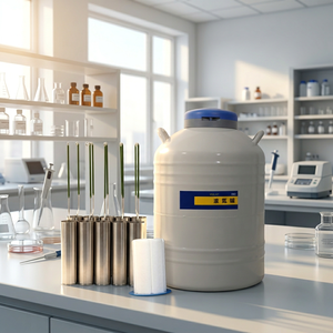 Conteneur Cryocan à Azote YDS-30L de 35 Litres pour Semence Bovine Congelée Médicale avec Cylindre de Gaz - Product Image 3