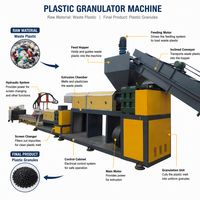 Machine de granulation de film plastique PP PE Ligne de granulation de recyclage PE-HD PE-BD Machine de granulation de déchets plastiques Prix