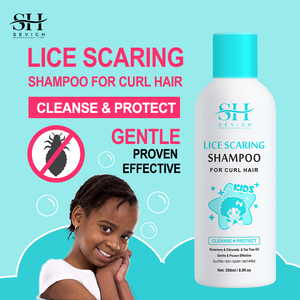 Privé Étiquette <span class=keywords><strong>Poux</strong></span> <span class=keywords><strong>Naturel</strong></span> Effrayer Shampooing Et Revitalisant Pulvérisation Ensemble Approprié Pour Cheveux Bouclés - Product Image 3