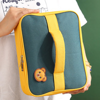 Sac d'isolation thermique étudiants papier d'aluminium sacs de riz réfrigérés boîte à lunch épaissie bento sac à main pour enfants avec sac de riz