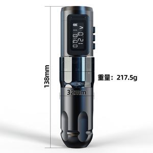 Máquina de Tatuar Inalámbrica con Pantalla LED, Pluma de Tatuaje Rotativa con Batería Recargable y Carrera Ajustable para Artistas - Product Image 3