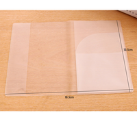Porte-Passeport PVC Transparent Clair 2022 avec Motif Mat, Étui pour Cartes de Visite et Housse de Protection pour Passeport
