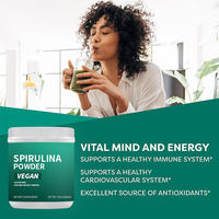 Planet Whale Certifié ISO9001 OEM/ODM Poudre de Spiruline Complément Alimentaire pour Adultes Dose de 2g Durée de Conservation de 24 Mois Personnalisé