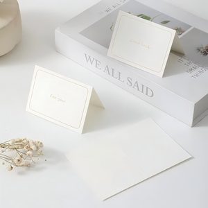 Biglietto da Visita Personalizzato con Logo, Creativo per Compleanno, San Valentino, Laurea, Messaggio in Oro Rosa Pieghevole - Product Image 4