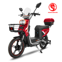 Vélo Électrique Urbain Élégant à 2 Roues avec Batterie Intégrée 500W 48V, Moteur Arrière, Longue Autonomie, Haute Vitesse et Capteur