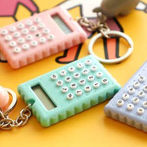 Calculadora de Bolsillo Mini Creativa y Linda, Regalo Promocional para Niños y Estudiantes, 8 Dígitos, con Llavero - Product Image 3