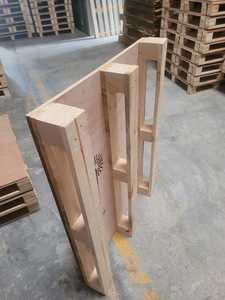 Planches de pont à double face coupées avec précision Palettes en bois à 2 voies pour entrées Capacité de charge dynamique conçue pour l'industrie - Product Image 4