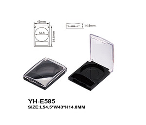 New Transparent Square Cosmetic Palette Case with Clear Lid for Eyeshadow Makeup Packaging Empty Plastic Container - Product Image 6