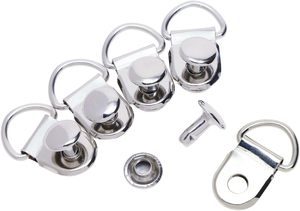 Pieces <b>Shoe</b> Boot Lace <b>Hooks</b> Buckle Rivets Loop Ring With Rivets <b>Shoe</b> Boot Buckle - Product Image 1