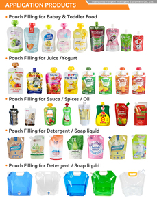 New Patent Nozzle 70 Bag/min Filling Machine Double Head Automatic Water for Detergent Soap Automatic Filling Machine - Product Image 1