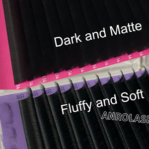 Extension Ciglia Individuali Cashmere 0.03 Nero Opaco all'Ingrosso Forniture per Extension Ciglia Private Label Vassoi per Ciglia - Product Image 2