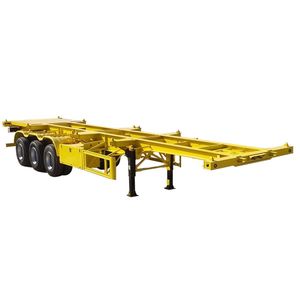 Nuevo Chasis Portacontenedores Esqueleto de 45 Toneladas, Semirremolque de 3 Ejes, Remolque Esqueleto Usado - Product Image 1