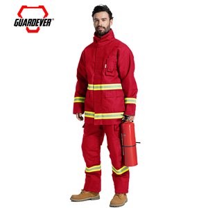 ชุดดับเพลิงนักผจญเพลิง 4 ชั้น Nomex ตามมาตรฐาน GUARDEVER NFPA 1971 EN 469 - Product Image 5