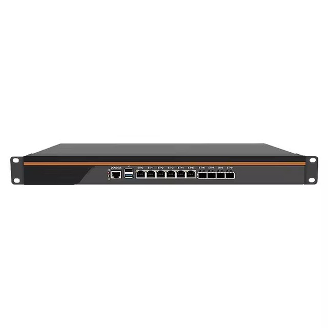1U Pfsense Ready Network Security Rack Mount Computer 12th Intel H610 LGA1700 Core 6*LAN 4*SFP VPN Firewall Server DDR4