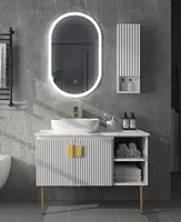 Мебель для туалета I-образные белые современные шкафы для ванной комнаты