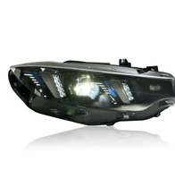 Phares pour BMW Série 4 F32 M3 F80 M4 F82 2013-2019, style œil de serpent, ensemble de lampes avant de voiture, LED jaune et blanc, double couleur