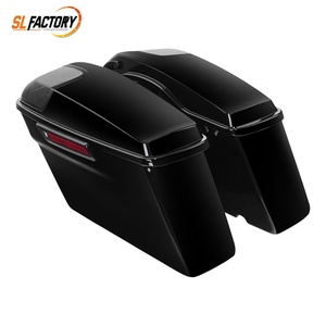 Sacoches de <span class=keywords><strong>moto</strong></span> durables avec fermoirs noirs et grilles pour haut-parleurs, compatibles avec Harley Touring Road Glide Street Glide 14-23 - Product Image 3