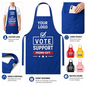 Delantal Personalizado para Campañas Políticas con Logotipo - Delantales Promocionales para Eventos Electorales y Manifestaciones de Apoyo al Voto - Product Image 2