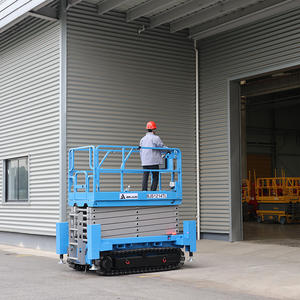 Meja Kerja Angkat Listrik Tipe Gunting, <span class=keywords><strong>Hoist</strong></span> Kompak Beroda, Lift Gunting, Lift Aerial <span class=keywords><strong>Man</strong></span> Lift - Product Image 3