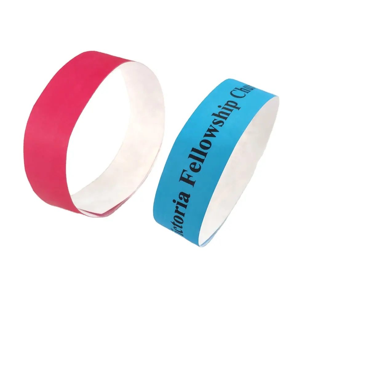 Solid Color Tyvek Paper Blank Wristband Promotion Cheap Printing Event & Party Supplies Chinese New Year OEM Customized TYK1056D