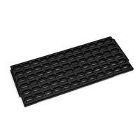 Plateau de transport antistatique en plastique thermoformé sur mesure pour puces semi-conductrices et assemblage de circuits imprimés (PCB)