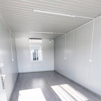 Maison conteneur détachable de 20 pieds, petites cabines préfabriquées, bureau mobile préfabriqué, dortoir extérieur à bas prix