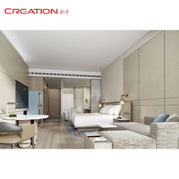 Ensemble de mobilier hôtelier, mobilier d'hôtel moderne et luxueux, ensemble de chambre à coucher sur mesure pour projet hôtelier 5 étoiles