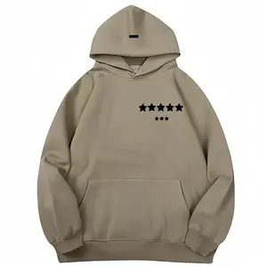 Sudadera con Capucha de Diseño para Hombre, Estampada, Bordada, Forrada de Felpa, Manga Larga, Holgada, de Algodón, de Secado Rápido, para Invierno, Estilo Urbano - Product Image 6
